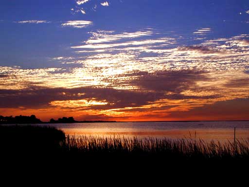 Sunset over the Gulf